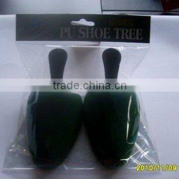 Head card packed PU Shoe support/foam shoe tree/pu flocking shoe stretcher