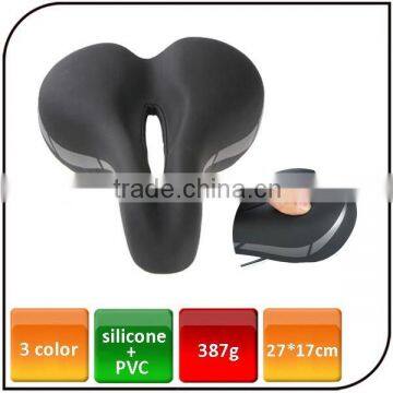 Hot Sell Comfortable Bicycle Saddle Dual-track Cushion Waterproof Bike Seat for Road Mountain Bicycle