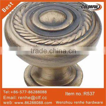 bronze coated Solid zamac diecast drawer knob