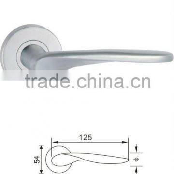 solid stainless steel door handle, Stainless steel lever handle