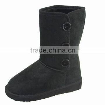 Black European Design Girls Winter Boots,Italian Winter Boots,antislip Snow Boots