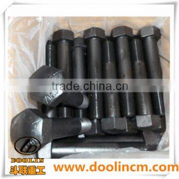 Machinery Construction Fasteners Track Bolt Nut for Track Shoe