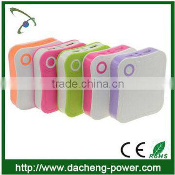 Sandwich shaped portable charger power bank 7800mah with perfect design