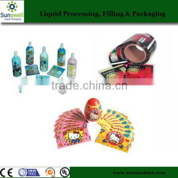 Plastic pvc Shrink Packaging Film sleeve label