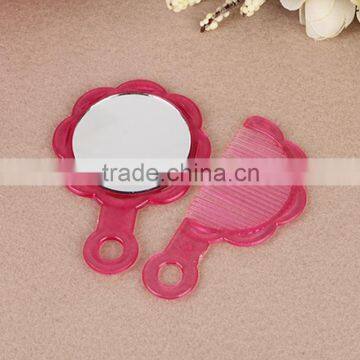 Two Sets Hair Comb and Mirror for Promotional Gift Girls Hair Accessories photo-2