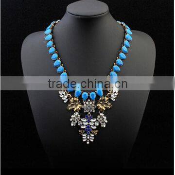 2015 Newest Hot Selling Handmade Design Crystal Necklace