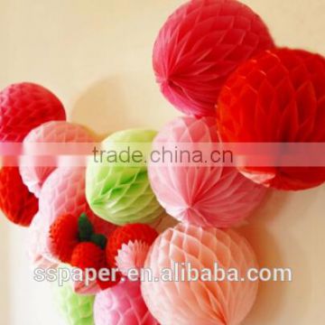 Hotsales honeycomb paper ball for decoration wedding