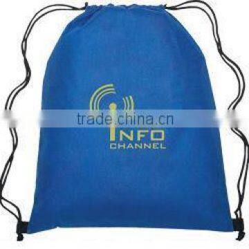 Polyester drawstring bag promotional drawstring backpack wholesales