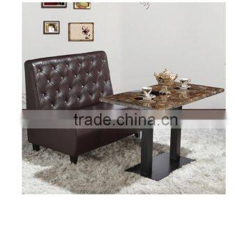 Restaurant Tables Button Tufted Back Regular Booth