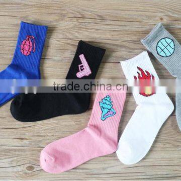 Fashion Man Custom Running Sports Socks
