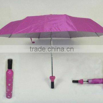 Foldable Wine Bottle Shaped Umbrella