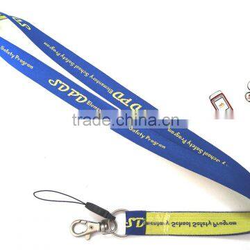 Neck straps card holding lanyards woven webbing