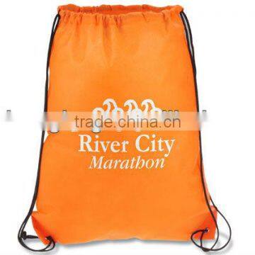 Promotional Foldable Polyester Drawstring Bag