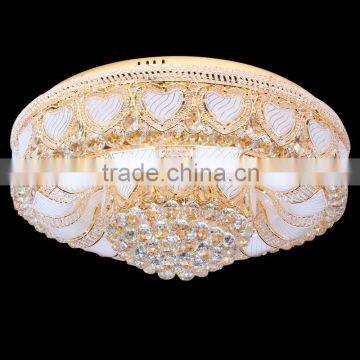 New Design Crystal Surface Mounted led Ceiling Light Fitting Remote Control