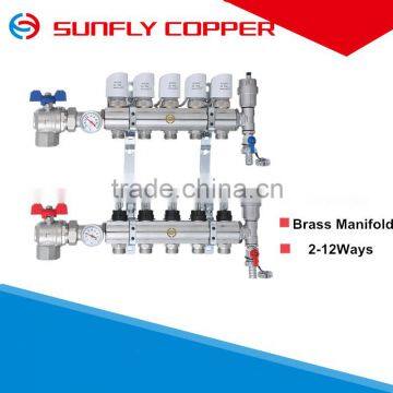 heating electric actuators manifold