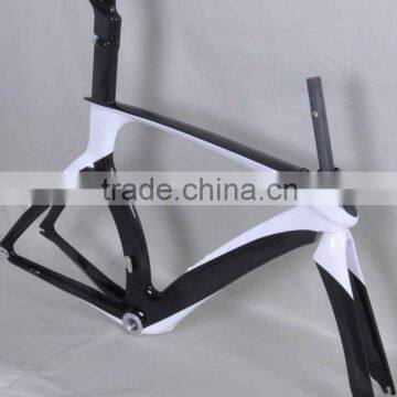 Carbon fiber TT bike frameset&700c Time and trial frame&nice color carbonTriathlon bicycle FM018