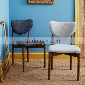 Modern Dining Chair Leisure Fabric Wooden Chair HDC1485