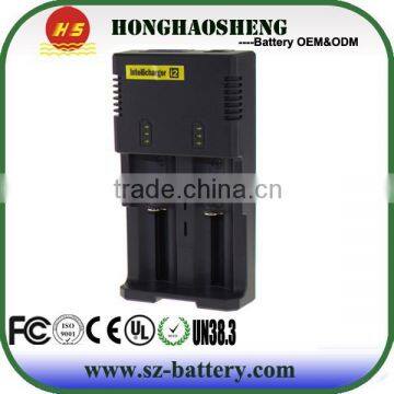 Universal I2 Intellicharger Battery Charger/18650 lithium ion I2 Intellicharger Battery Charger