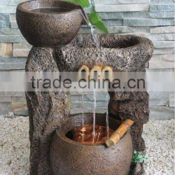 2015 polyresin home water fountain