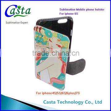 New product design Sublimation Custom Mobile phone holster protect Phone Cover for iphone 6S