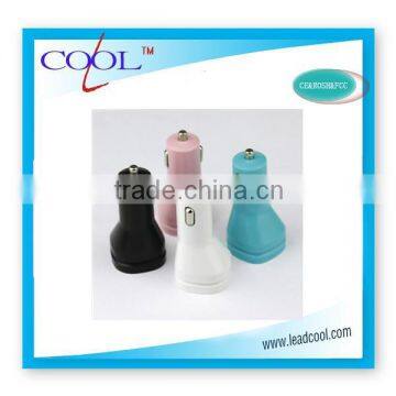 Best seller 5V 3.1A Dual usb car charger for iphone 5 and adroid tablet cell phone charger phone accessory