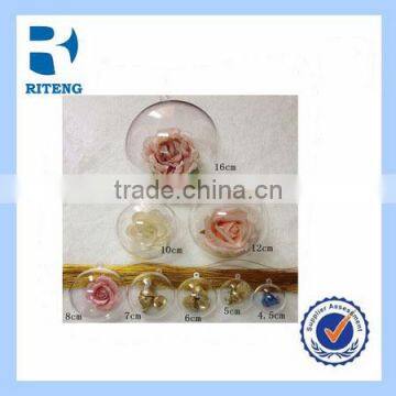 Rounded Ball With Design Plastic Decorate Handmade Christmas Ball