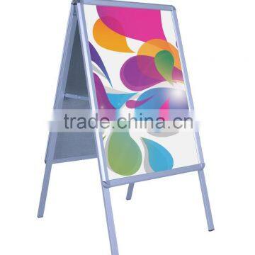 aluminum poster stand/water base pavement sign/outdoor poster display curbside sign