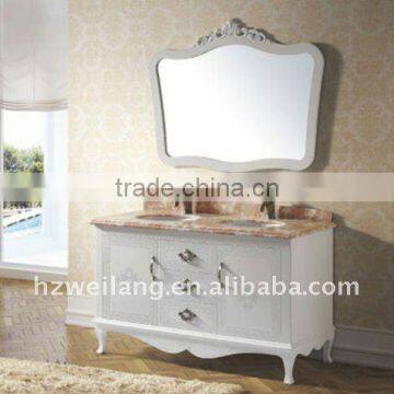 European Hot Sell wood bathroom furnture vanity