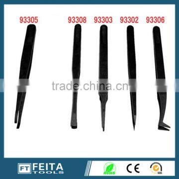Cheap Plastic Industrial Tweezers/disposable Plastic Industrial Tweezers Black photo-3