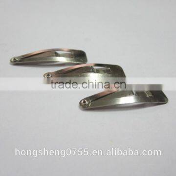 Nickel plated plain hair clip for promotional with high quality