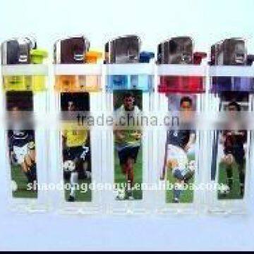 Disposable Flint Lighter with Hot Film Star Pictures