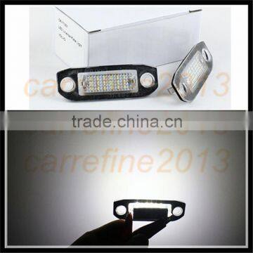 car accessory 12V led number Plate Lights For volvo XC90 S40 S60 C30 C70 V60 V50 V40 XC60 S60L S80 led license plate lamp