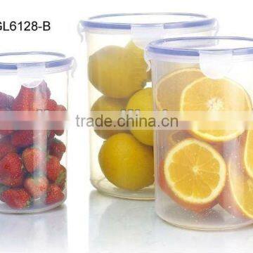 3pcs Plastic candy storage canister