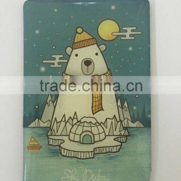 snow man high quality resin epoxy fridge magnet