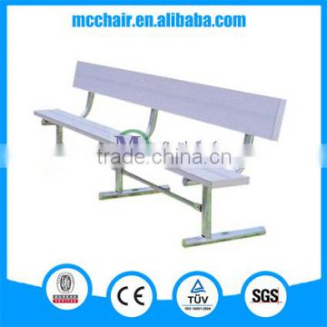 MC-1F hot sale customized aluminum seat school bench single seat bench