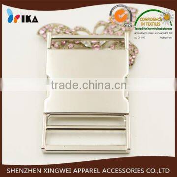 custom side release zinc metal buckle for straps