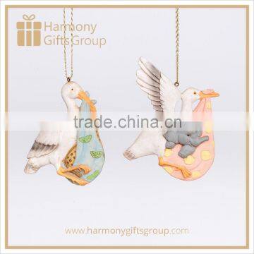 Newborn Baby Giveaway Gift Decorative Stork and Baby Animals