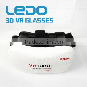 LEDO vr headset dropship For Android and ios smart phones 3D VR glasse google cardboard vr