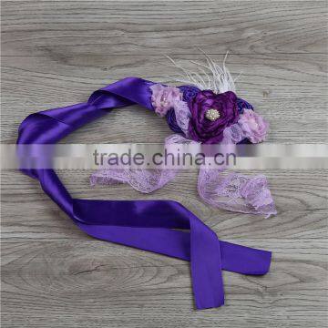 Wholesale Cheap Cute Girls Headband Baby Headband Best Seller Baby Girl Satin Bow Knot Soft Headband photo-3