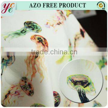 Knit textiles polyester techno print fabric scuba for dress china