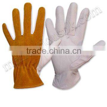 Leather Driver Cow Split Leather Gloves