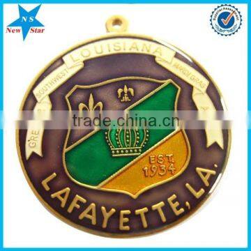 Car key logo medal