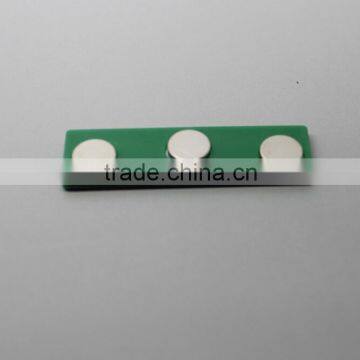 Custom plastic reusable neodymium magnet name badge