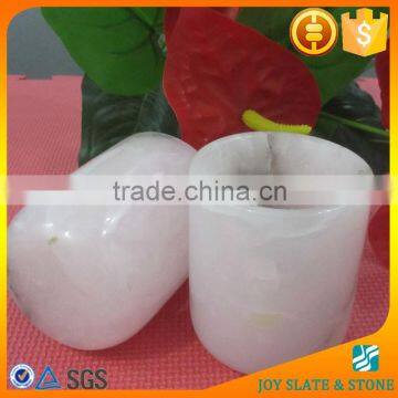China Factory Pink Marble Cups/stone Candle Jar Quality Choice photo-3