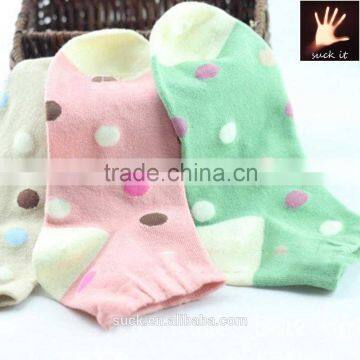 Pretty Candy Color Fashion Dots Peachyforum Cute Teenage Girls Ankle Socks photo-6