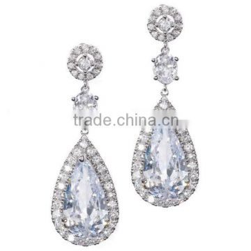 SIA CLASSIC DROP EARRINGS WEDDING EARRING BRIDAL JEWELRY