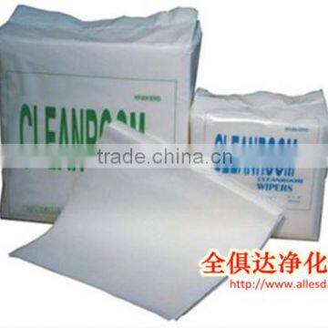 industrial dustless 100% polyester cleanroom wiper