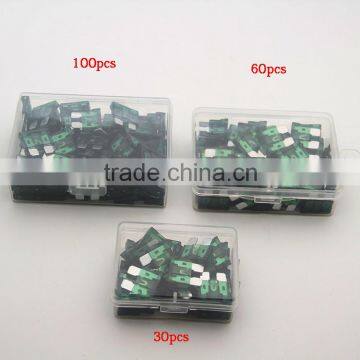 Lot100 Assorted Car Mini Low Profile Fuse Box 5 7.5 10 15 20 25 30 A DIY Sales