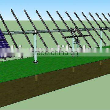 single axis solar tracking