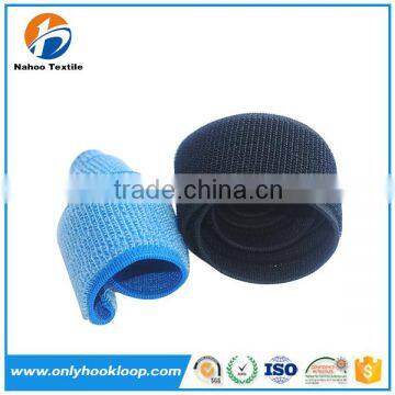 Custom logo printed elastic loop tape for sport, colored elastic loop strap